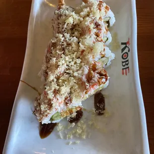 Snow mountain roll (shrimp tempura)