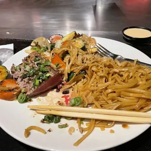 Tuna and sides at habitat grill. Great