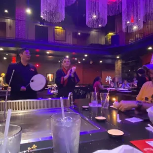 sushi and sashimi, interior