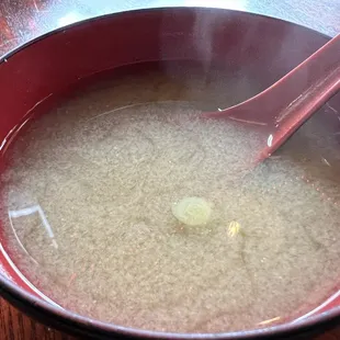 Totally solid miso soup.