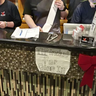 Ripping off customers&apos; tips included