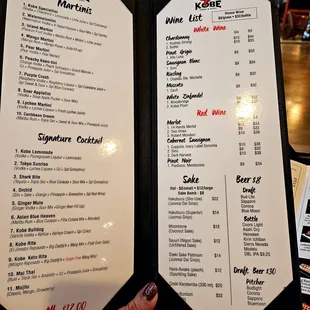 Menu Jan 2025
