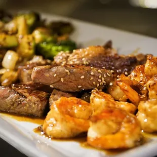 Steak and Shrimp Combination entree