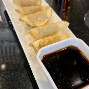 Fried gyoza