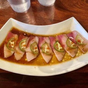 Hamachi carpaccio *amazing!!!*