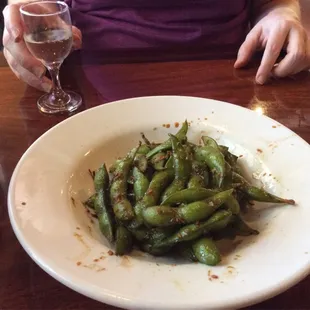 Garlic Edamame
