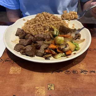 Lunch Steak Hibachi