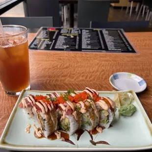 Natomas roll with fresh tuna