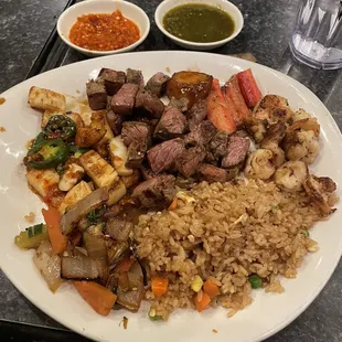 a plate of food