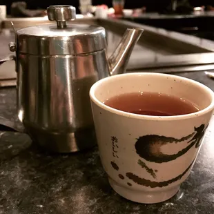 Tea after dinner. Perfect for proper digestion.