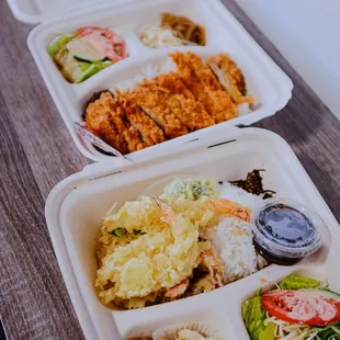 Tempura Plate &amp; Tonkatsu Plate
