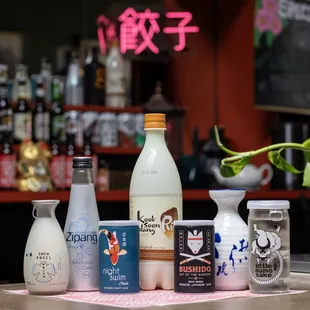 soju and sake