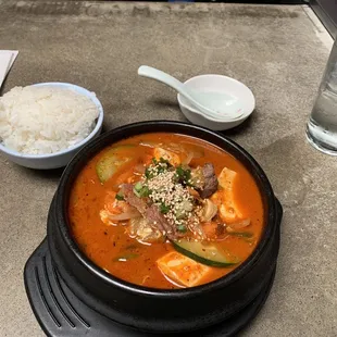 Spicy Tofu Soup