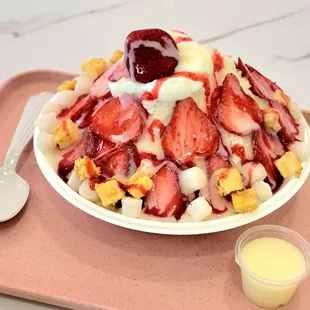 Strawberry shave ice, worth the trip.