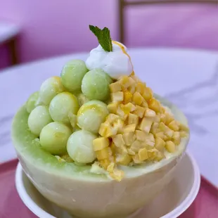 Mango Melon Bingsu