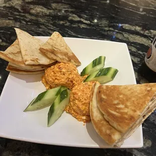Looks pretty but not the best spicy feta