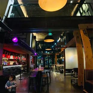 Interior- Redhook Brewlabs, one of may seating areas.