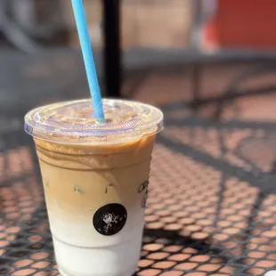 Craft latte of the week: Pistachio citrus orgeat