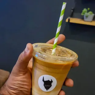 Cookie Butter Iced Latte w/ Oat Milk