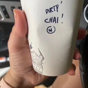 Hot Dirty Chai