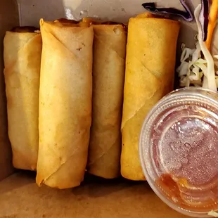 Fried veggies egg rolls