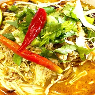 Khao Poon Curry Soup