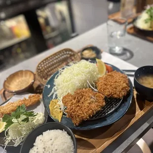 Hire katsu with a side of ebi