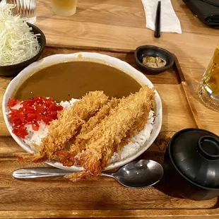 Ebi Katsu Curry meal