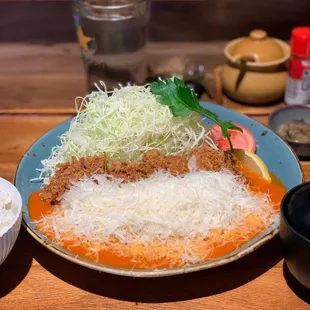 Tomato and Cheese Iberico Katsu