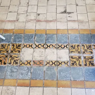 Original floor tiles