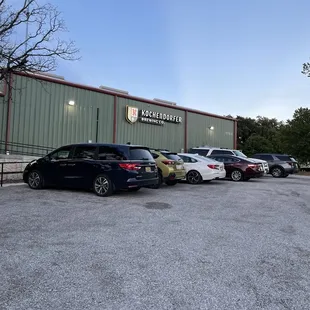 cars parked in a parking lot