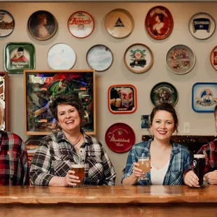 Co-owners Lenny &amp; Kathryn Cripps and Laura &amp; Chris Kochendorfer welcome you to share a story with them over a beer.