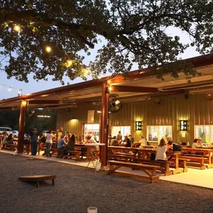 KBC has ample outdoor seating.