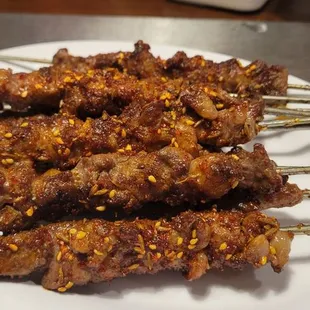 Lamb skewers