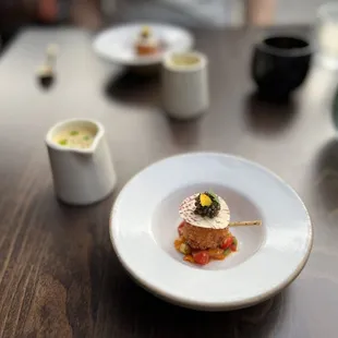 Corn Soup + Street Corn Fritter
