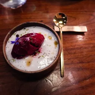 Blackberry lime sorbet