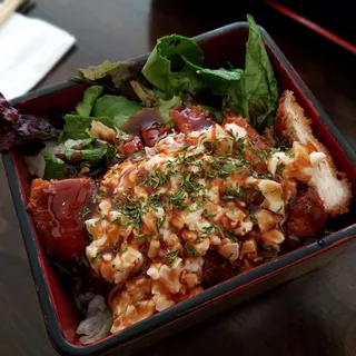 Chicken Katsu Bowl with Tar Tar Sauce