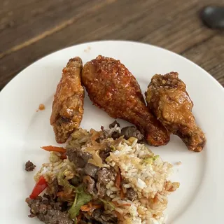 7 Wings and 4 Drumsticks Combo