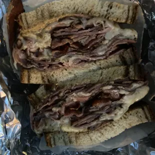 Hot Pastrami Sandwich