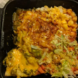 Pork stuffed sopapillas.