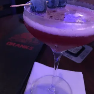 Blueberry lemon drop