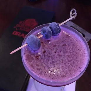 Blueberry lemon drop