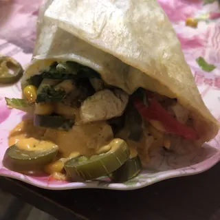 Spicy Garlic Santa Fe Wrap