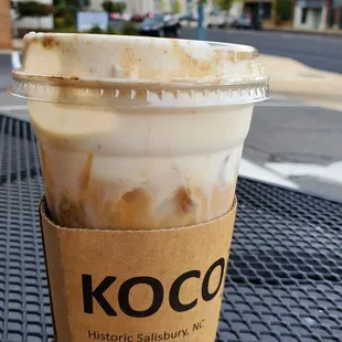 Ordered the cold brew with cold foam on top and sugar free almond. ;-)