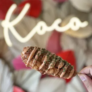 Korean Potato Cheesy Corn Dog