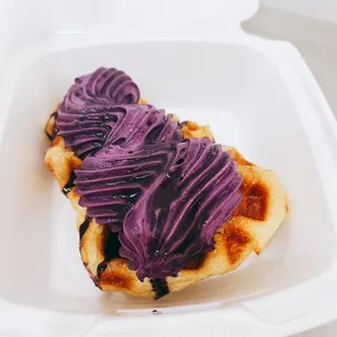 Ube croffle  the superior croffle flavor.