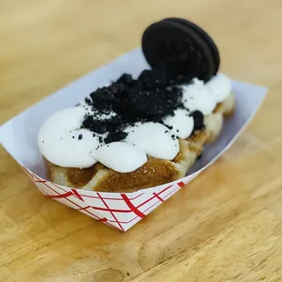 Cookies and Cream Croffle