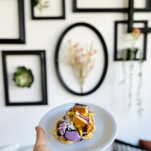 Halo Halo Croffle