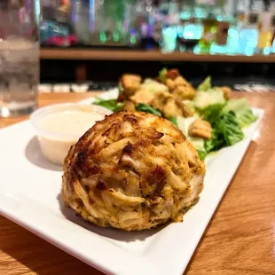 11 oz. Broiled Crab Cake Platter