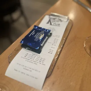 Check with chocolate.